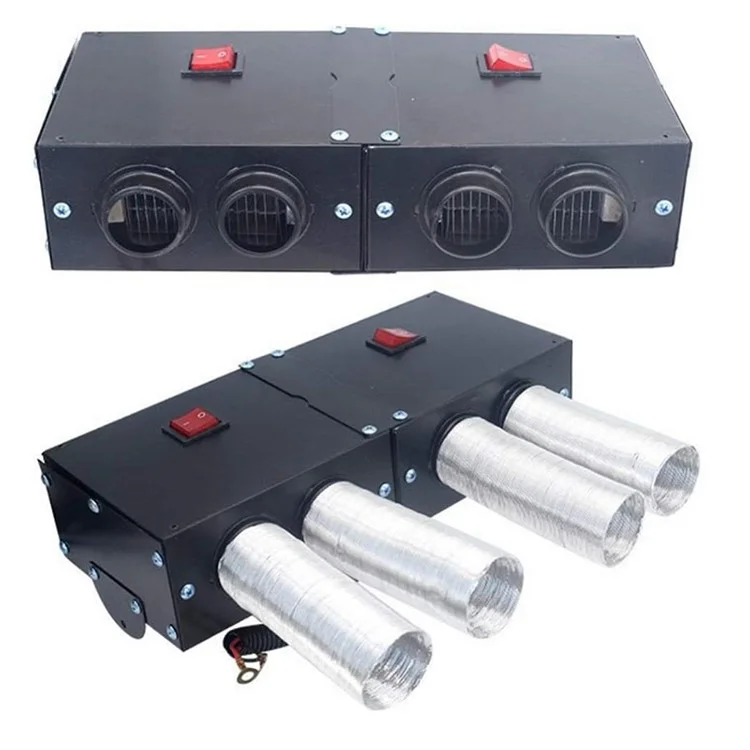 Chauffage de voiture à 4 trous, désembuage et désembuage de la fenêtre de l'intérieur du véhicule - 12V