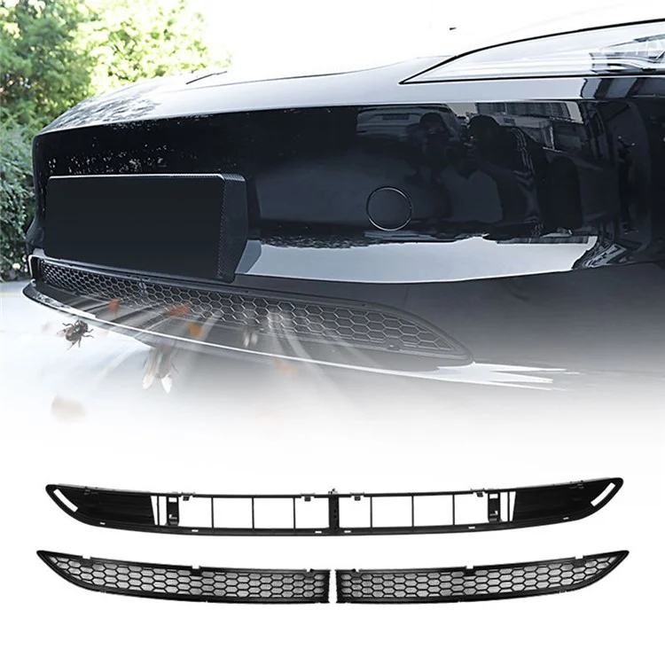 Per Tesla Model 3 Auto Auto Burumper Grille a Rilascio Rapido Design Net di Prevenzione Degli Insetti
