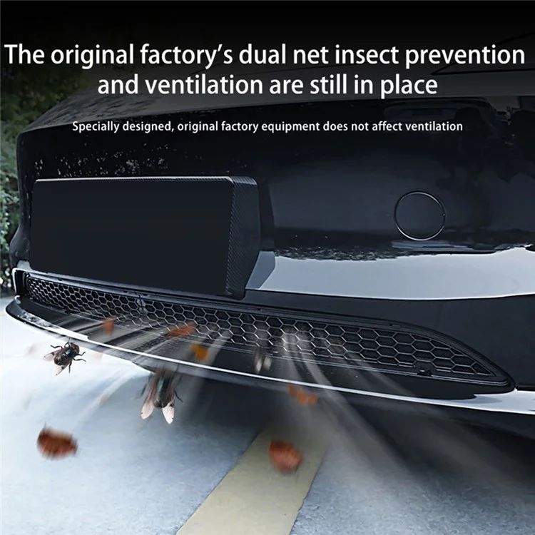 Per Tesla Model 3 Auto Auto Burumper Grille a Rilascio Rapido Design Net di Prevenzione Degli Insetti