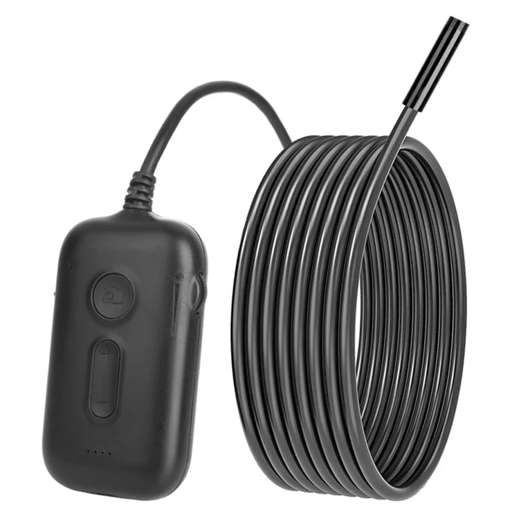 Y15 5,5-mm-Einzellinsen-WLAN-Endoskop-HD-Rohrinspektion-Kamera, wasserdicht, 5 m Hartverkabelung