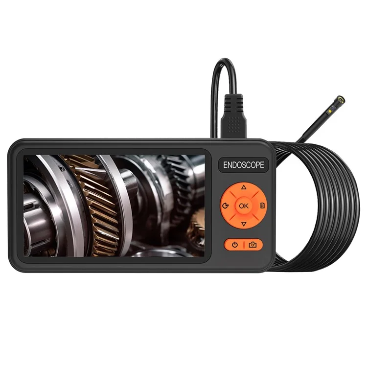 T29 Digital Borescope 2m Rigid Cable 5.5mm Dual Lens 1080P Industrial Endoscope Inspection Camera