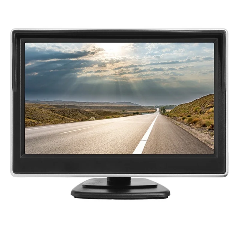 RH-510 High Brightness 12-LED Rear Camera Car Parking Reverse System Kit with 5'' LCD Display Monitor