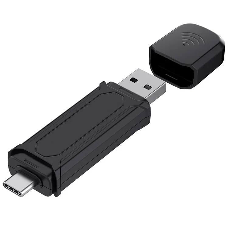 Mini SE Adaptador sem fio Carplay USB-A / Plug Tpye-C com fio para caixa inteligente de automóvel sem fio Carplay