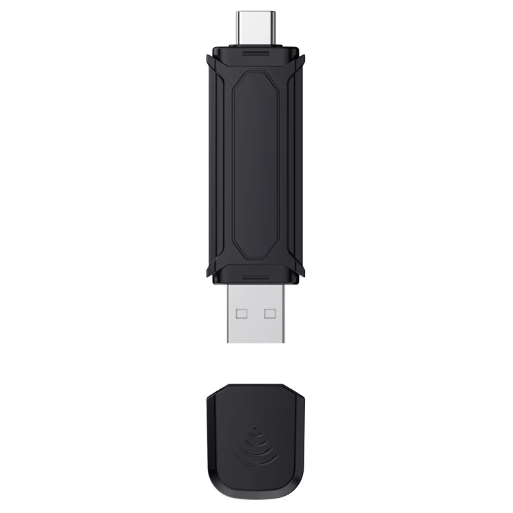 Mini SE Adaptador sem fio Carplay USB-A / Plug Tpye-C com fio para caixa inteligente de automóvel sem fio Carplay