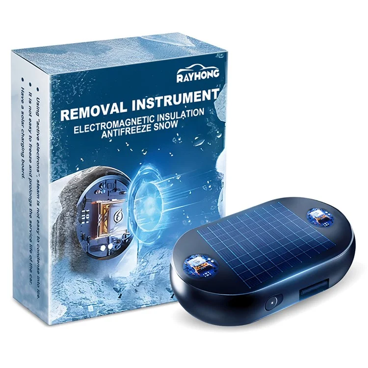 RAYHONG Car Windshield Window Anti Freeze Snow Removal Tool Quick Ice Melting Solar Defrosting Device