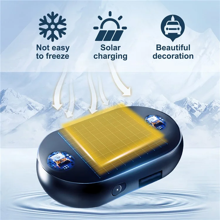 RAYHONG Car Windshield Window Anti Freeze Snow Removal Tool Quick Ice Melting Solar Defrosting Device
