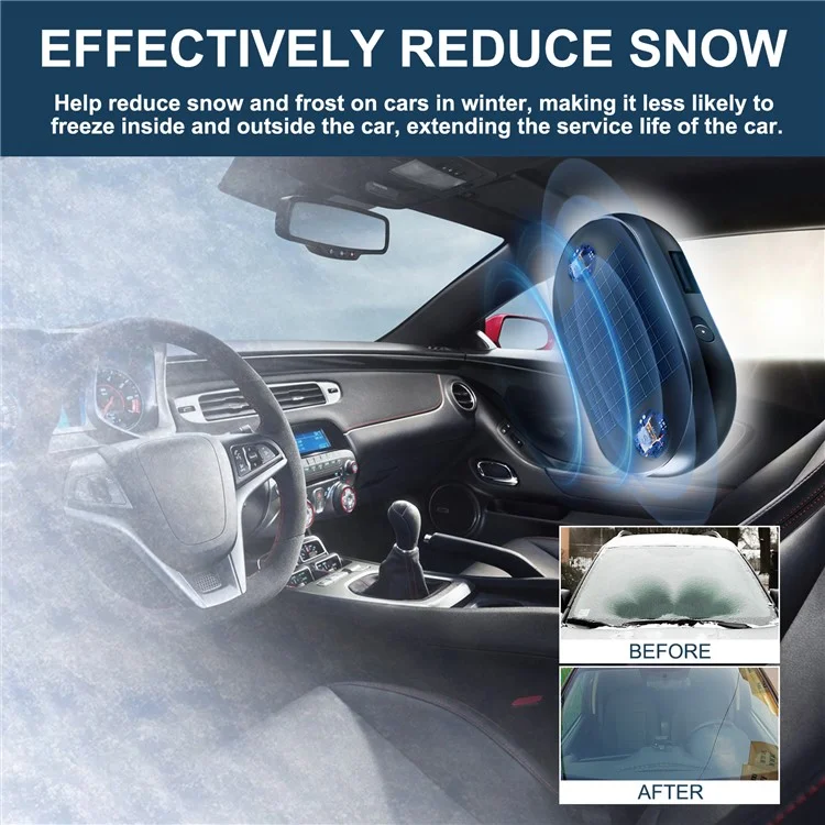RAYHONG Car Windshield Window Anti Freeze Snow Removal Tool Quick Ice Melting Solar Defrosting Device