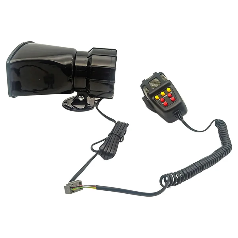Car Horn Square Mouth 7 Tone 12V 100W Warning Loudspeaker Car Alarm Speaker