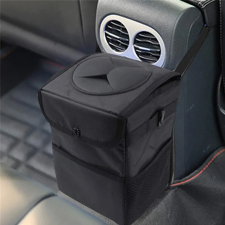 Cubo de basura para coche multiusos de tela Oxford impermeable y plegable para vehículo