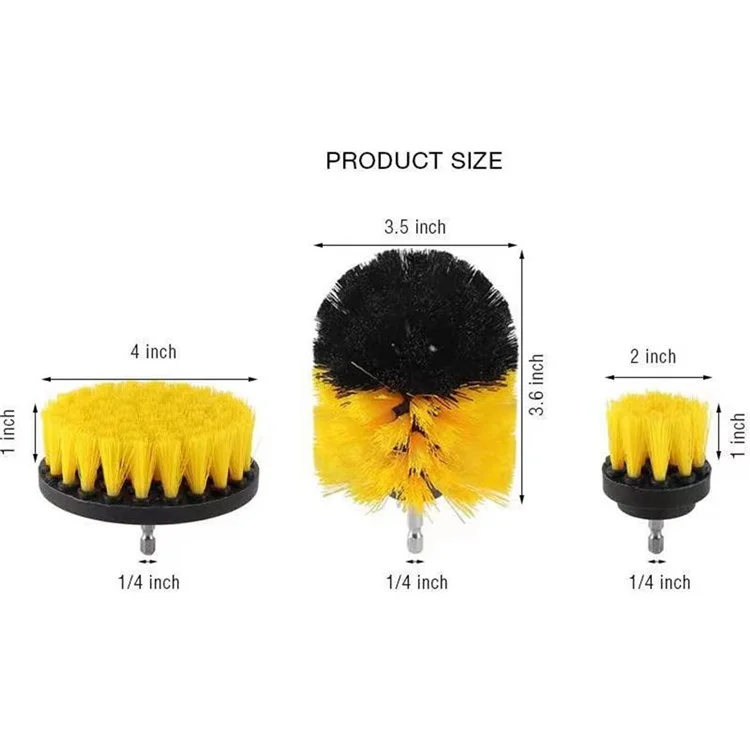 36Pcs Drill Brush Set Car Washing Brush for Auto Interior Exterior Cleaning Air Vent Brush Detailing Gloves Kit