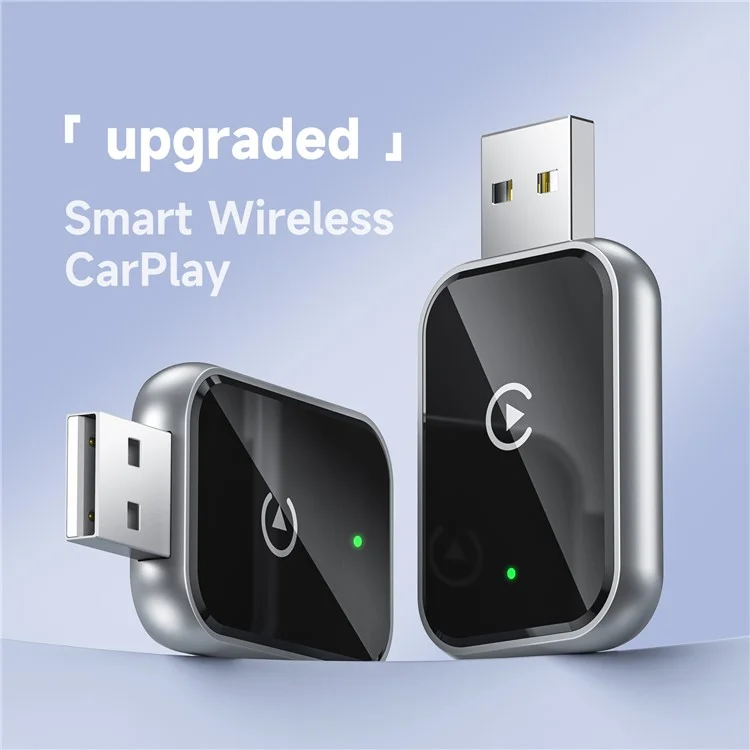 Adaptador sem fio CarPlay 348 para iPhone Converta com fio para sem fio Compatível com carros com CarPlay integrado - Preto