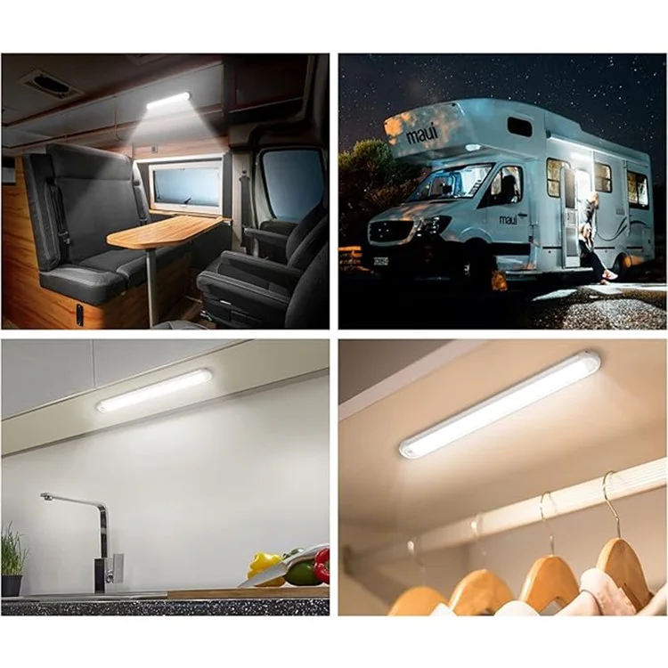 Lampada da lettura per interni auto, 12 - 85V, 120 LED su 3 file, alta luminosità, per camion, roulotte e cabine.