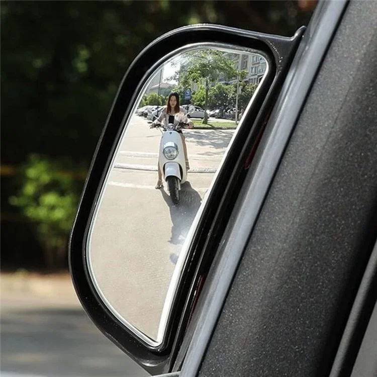 Espejo retrovisor exterior de ángulo amplio para punto ciego lateral del coche para pasajeros del asiento trasero