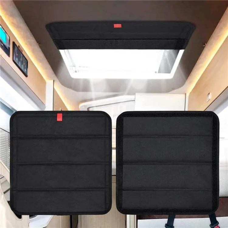 Rideau pare-soleil pour toit ouvrant de camping-car, protection de la vie privée, couverture isolante pliable pour évents et lanterneaux de camping-car