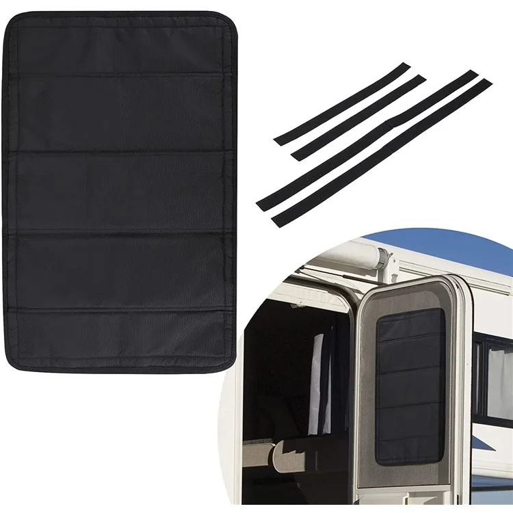 RV Door Window Shade Foldable Blackout Cover Privacy Protection Curtain for Camper Trailer