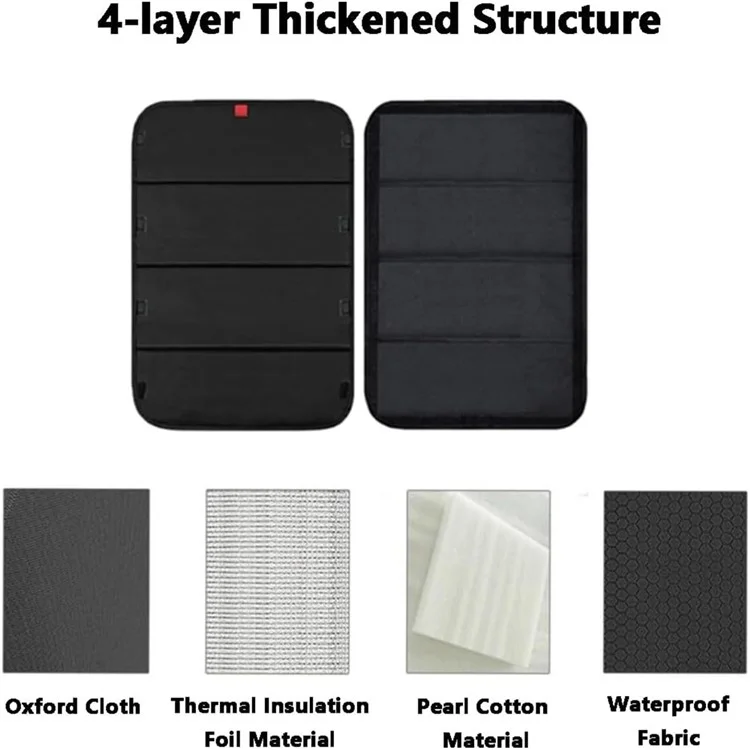 RV Door Window Shade Foldable Blackout Cover Privacy Protection Curtain for Camper Trailer