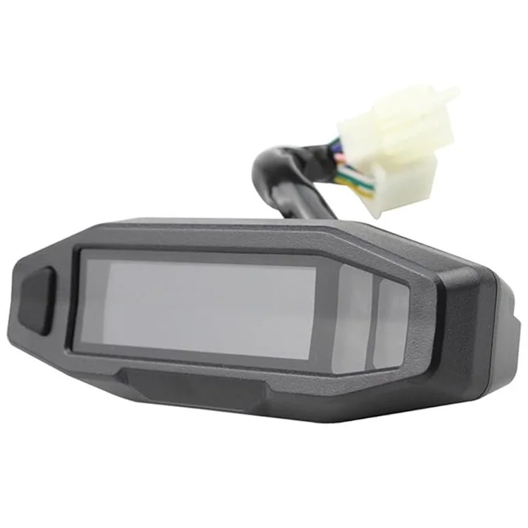 12V Motorcycle Modification Mini LCD Digital Speedometer Tachometer Fuel Gauge