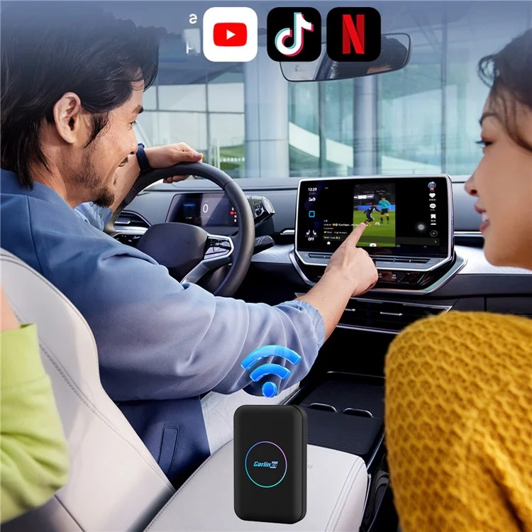 CARLINKIT Tbox-LITE S 2+16G Wireless CarPlay Android Auto Adapter Video Music Bluetooth-compatible Call Dongle