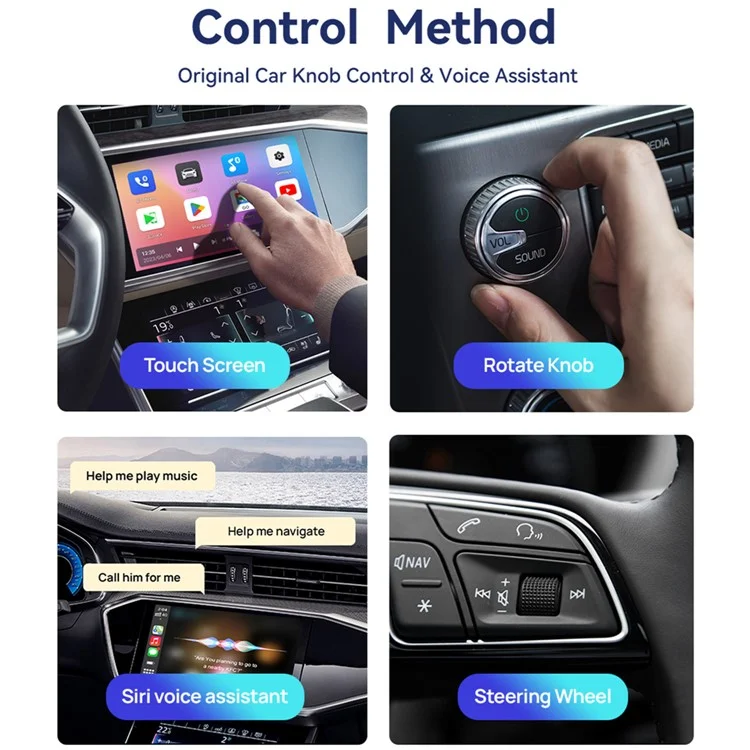 CARLINKIT CPC200-TBOX-LITE S Adaptador Sem Fio CarPlay Android Auto Smart Box, 4G + 32G