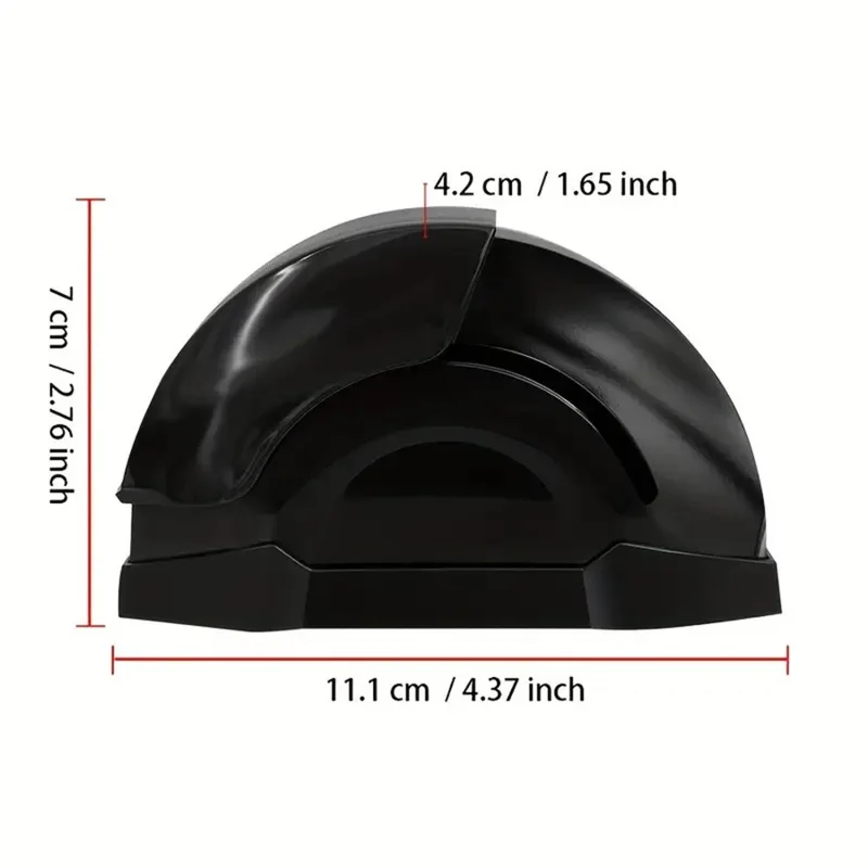 Car Door Ashtray Portable Cigarette Holder with Lid Removable Liner Ashtray - Black