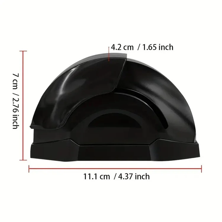 Car Door Ashtray Portable Cigarette Holder with Lid Removable Liner Ashtray - Black  /  Silver