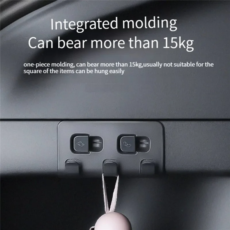 For Tesla Model Y 2021 - 2023 Car Trunk Organizer Hook Sundries Storage Bag Umbrella Hanger