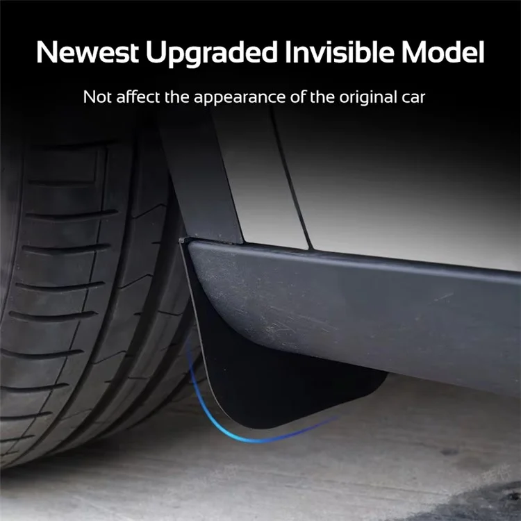 4 шт. / Комплект Для Tesla Model Y 2021 - 2023 Брызговики из ТПЭ Передние и Задние Защитные Экраны