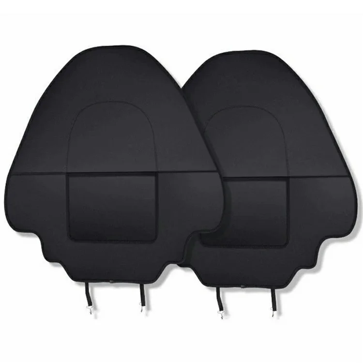 2Pcs For Tesla Model Y  /  3 Highland Seat Back Protector Kick Mat Car Interior Rear Seat Cover - Single Pocket
