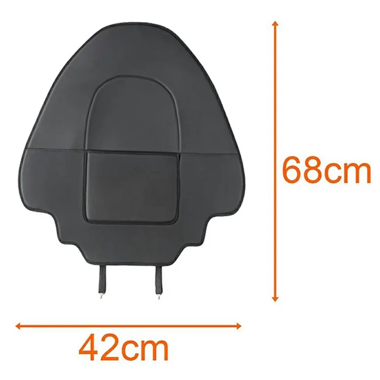 2Pcs For Tesla Model Y  /  3 Highland Seat Back Protector Kick Mat Car Interior Rear Seat Cover - Single Pocket