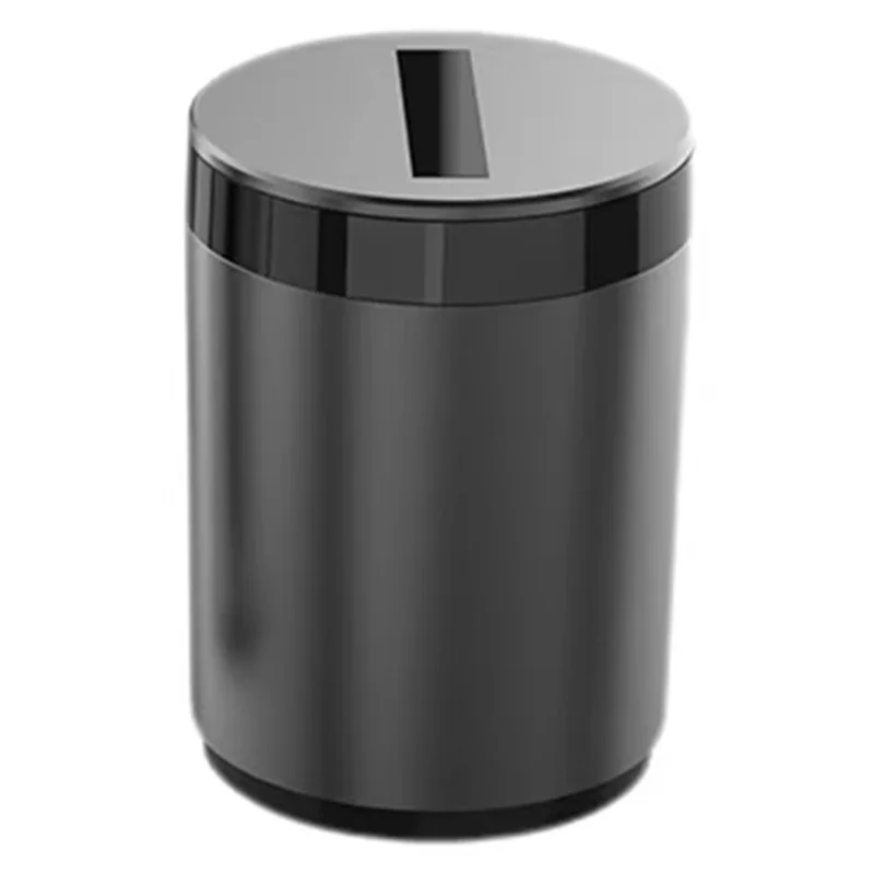 Infrared Sensor Smart Auto Open / Close Aluminum Alloy Car Ashtray with Built In LED Light - Grey