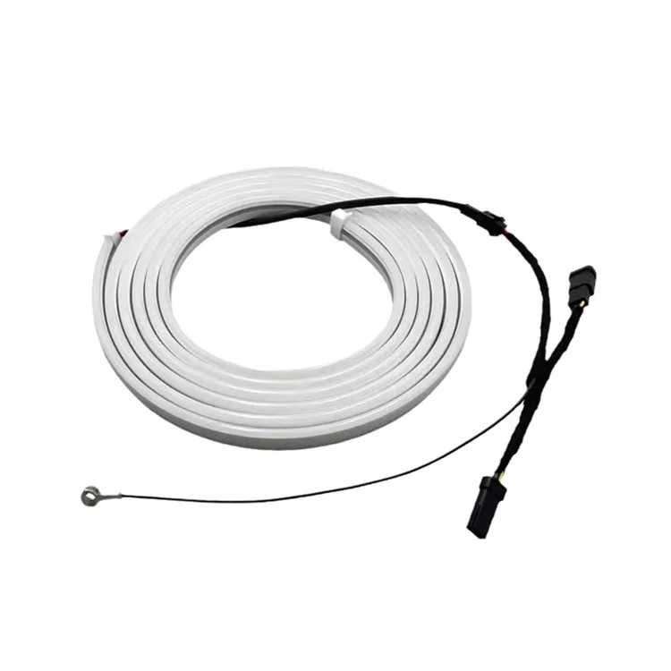 For Tesla Model 3  /  Y 2021 - 2024 Front Trunk LED Light Strip Ambient Lighting Waterproof Decorative Lamp - Warm Light