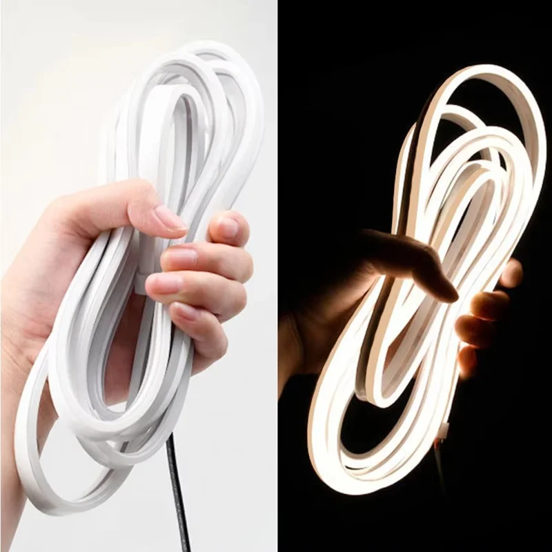For Tesla Model 3  /  Y 2021 - 2024 Front Trunk LED Light Strip Ambient Lighting Waterproof Decorative Lamp - Warm Light