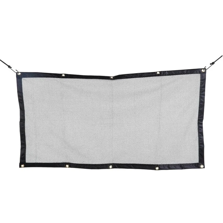 Car Pet Barrier Safety Net with Hooks Oxford Cloth Dog Backseat Divider Mesh Fence for Vehicle