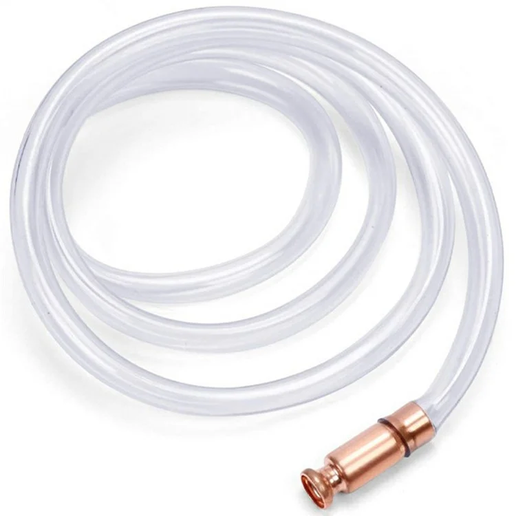 1,8m Siphon-Schlauch Multifunktionale Selbstansaugende Pumpe Kraftstoffübertragungspumpe Siphon für Benzin, Kraftstoff und Wasser