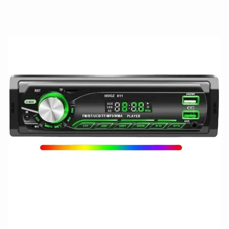 1059 Car MP3 Player Bluetooth-Compatible FM Radio Vehicle Audio System Support TF Card  /  U Disk