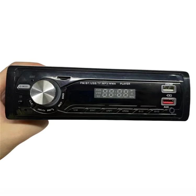 1059 Car MP3 Player Bluetooth-Compatible FM Radio Vehicle Audio System Support TF Card  /  U Disk