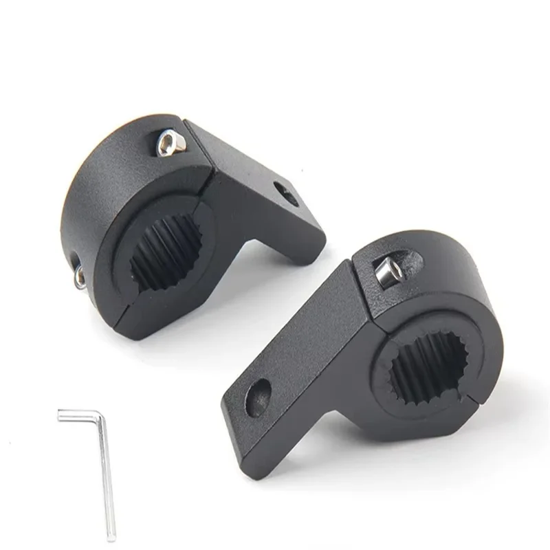 1Pc Aluminum Alloy Motorcycle Spotlight Tube Clamp Mounting Bracket External Lamp Holder Support