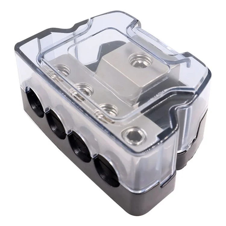 Splitter di cavi di alimentazione e massa per impianto audio stereo per auto a 4 vie