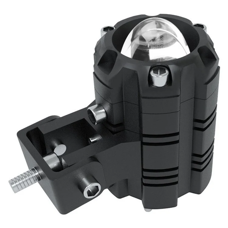 V05 1 Paar Motorrad LED-Nebelscheinwerfer IP67 wasserdicht Aluminiumgehäuse Fern- und Abblendlicht