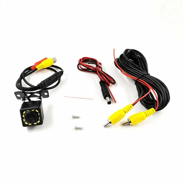 IP68 wasserdichte 12 LED Rückfahrkamera Automotive Nachtsicht HD Rückfahrkamera