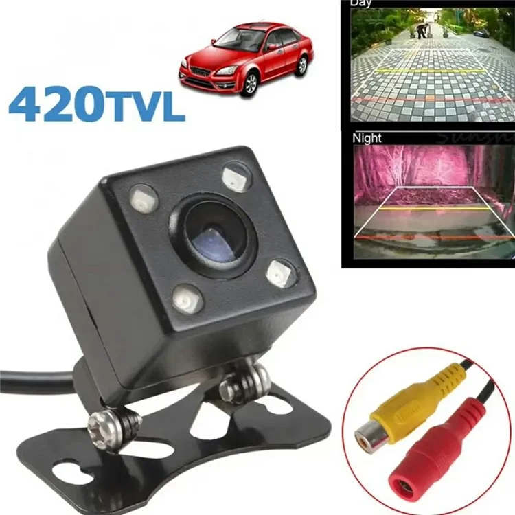 4 LED Rückfahrkamera für Autos IP68 wasserdicht Automotiv Nachtsicht HD Rückfahrkamera
