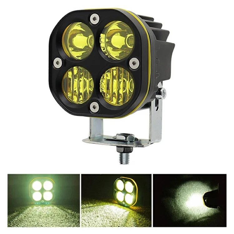 D1-1 3 Inch Square LED Work Light 40W Car Driving Fog Lamp for Off Road Vehicle Front Bumper Light
