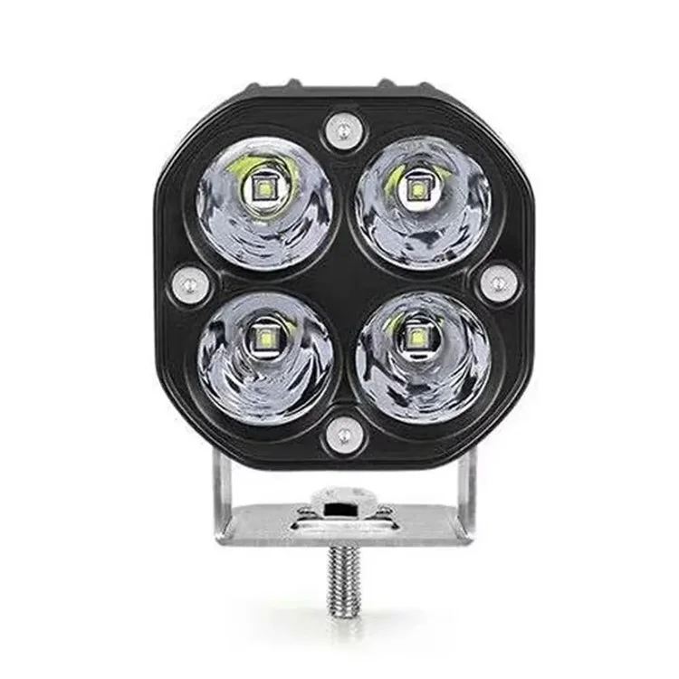 D1 3 Inch 40W Square Spotlight IP67 Waterproof Car LED Work Light 12V / 24V Off Road Fog Lamp - White Light