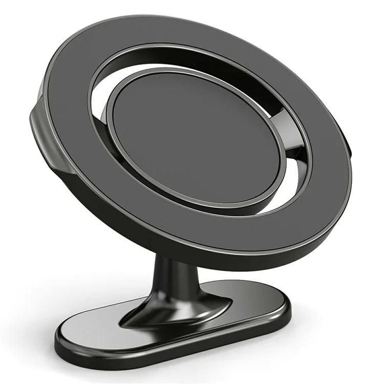 KM-H730-1 360° Rotating Dashboard Car Phone Holder Adhesive Foldable Magnetic Mount