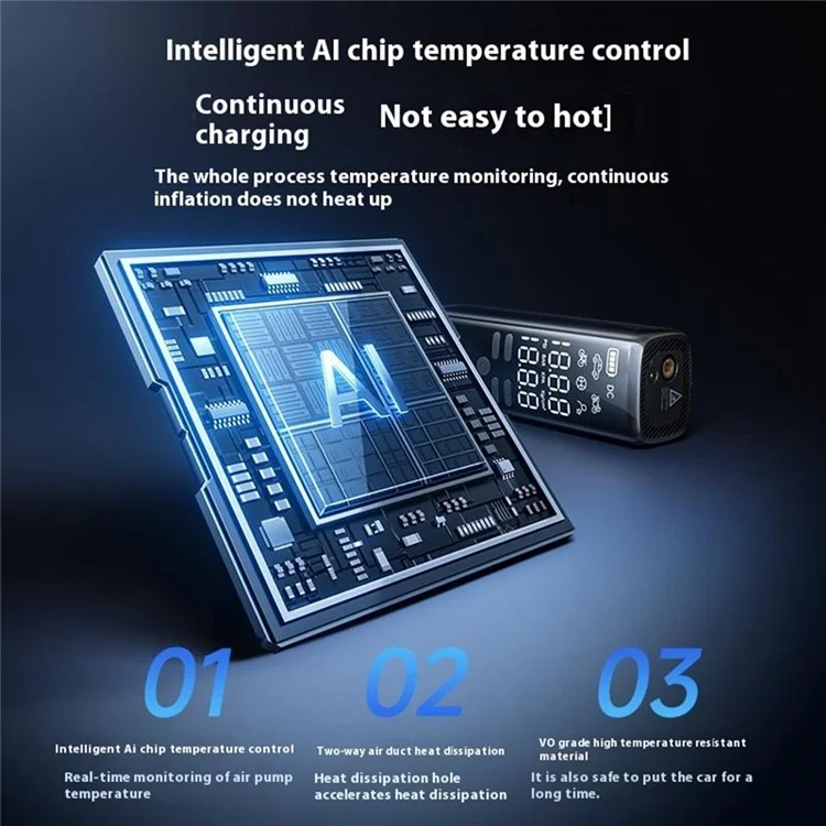 MOMAX 1-Move Support Smart Wireless Air Pump 150 PSI High Pressure Portable Compressor