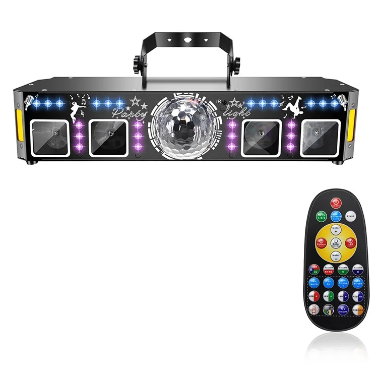 5 In 1 Stage Laser Light 120 Patterns for KTV Bar Party Atmosphere Lamp UV Projection Disco Ball