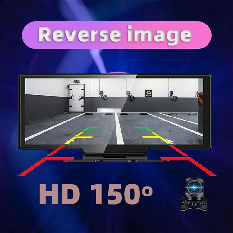 Pantalla táctil para salpicadero de coche de 10,26 pulgadas con CarPlay, Android Auto, transmisor FM y cámara de visión trasera