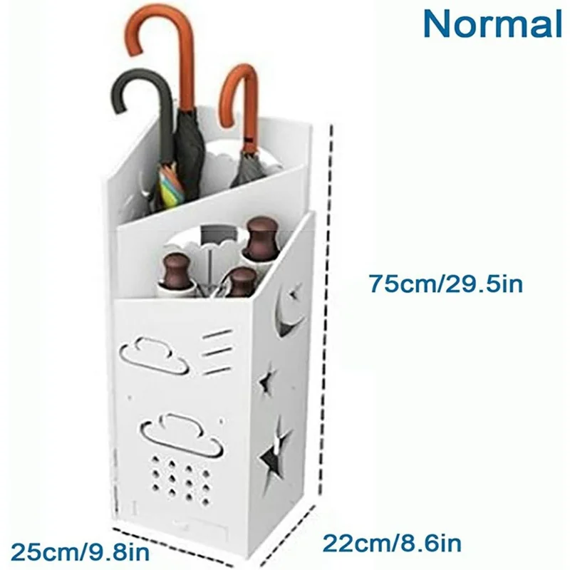 YSJ-01 Umbrella Stand Rack Storage Holder for Home / Hotel / Lobby / Classroom Long / Short Handle Umbrellas Organizer