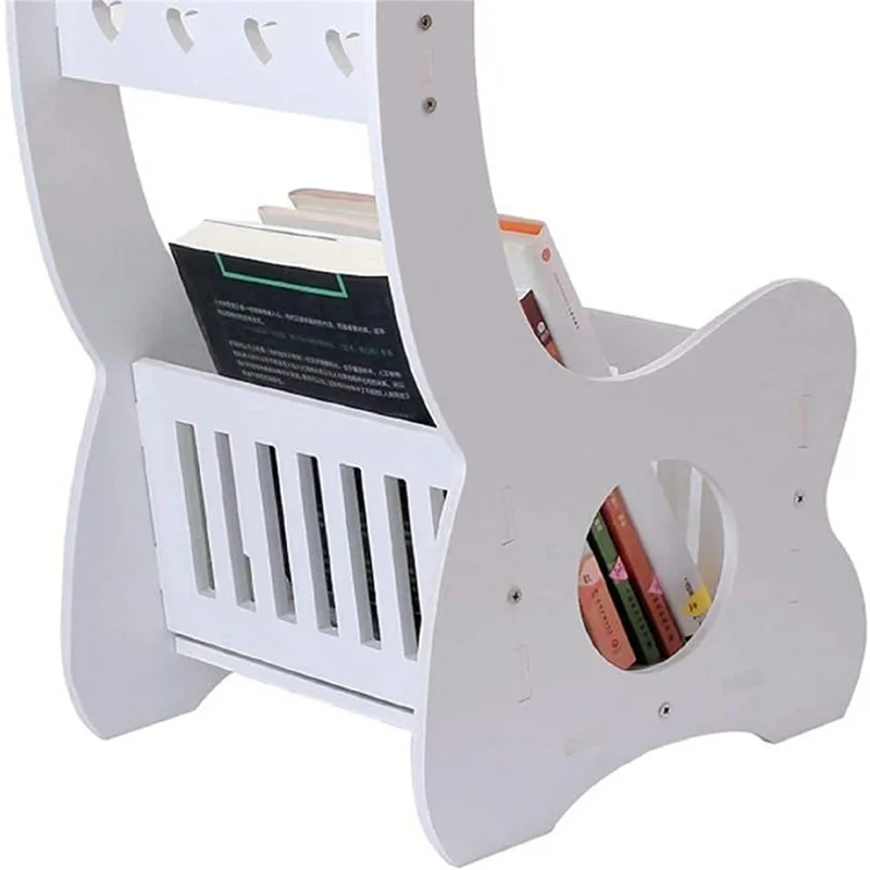 33 x 30 x 60cm Mini Round Side Table Nightstand End Table for Living Room Bedroom Space Saving