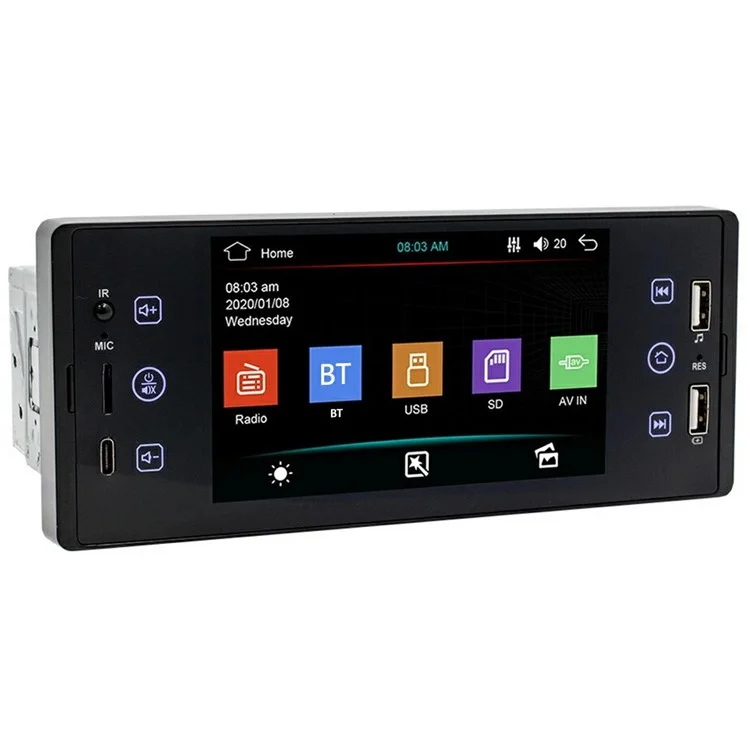 SW-150 5 Inch Touch Screen FM Radio MP5 Lossless Audio Bluetooth-Compatible Car Multimedia Player